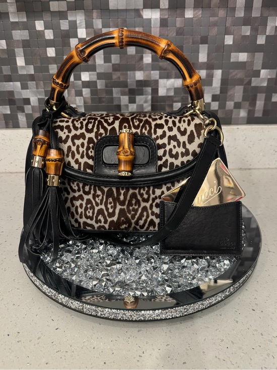 Handbags - Vintage Gucci Pony Hair Bamboo Handle